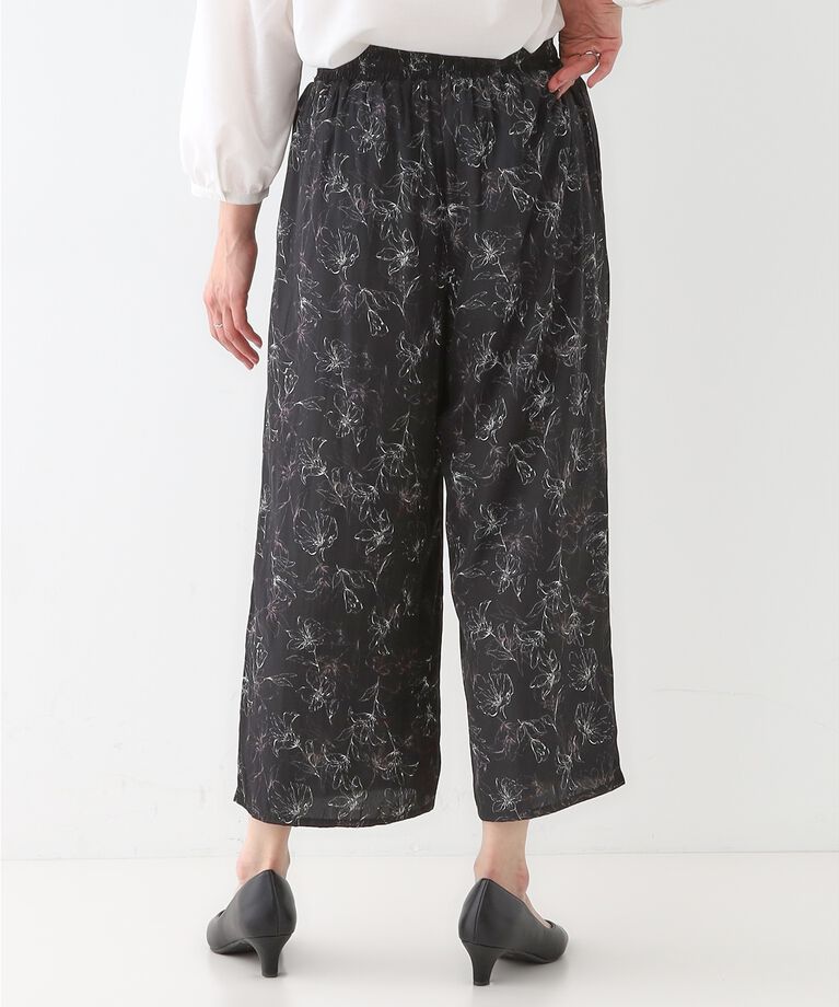 SHOO･LA･RUE「【S-LL/着丈選べる】 マットサテンワイドパンツ」|その他|