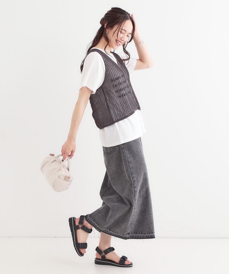 SHOO･LA･RUE「ギャザーベルトサンダル」|サンダル|