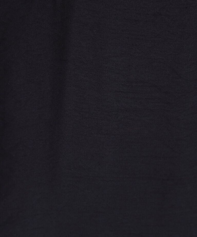 SHOO･LA･RUE「【洗える/S-LL/接触冷感】涼しく体型カバー お袖フレア ドレープブラウス」|シャツ・ブラウス|
