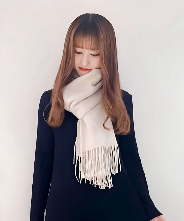 Ober Tashe「洗えるシンプルカラーストール 累計販売約5000枚【防寒／マフラー／無地／ギフト】」|ストール|