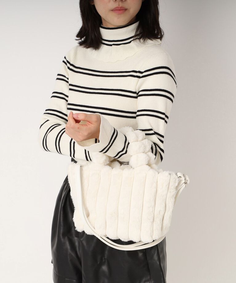 Ober Tashe「2WAY トート ショルダーバッグ ファー」|トートバッグ|