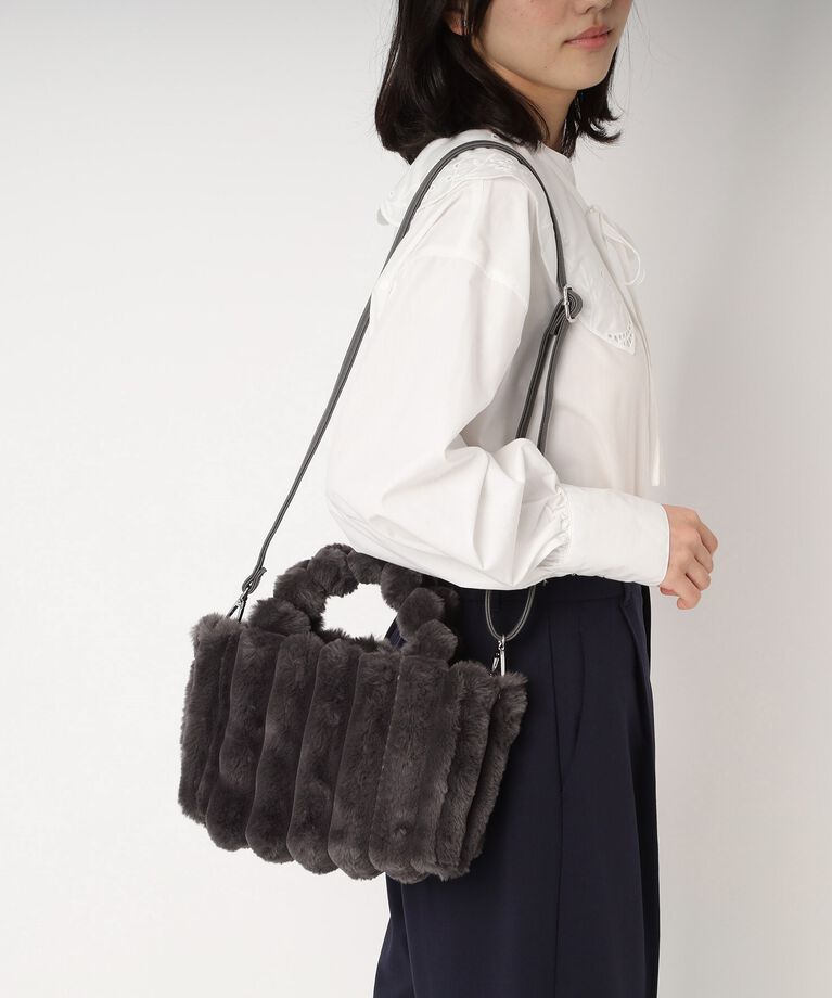 Ober Tashe「2WAY トート ショルダーバッグ ファー」|トートバッグ|
