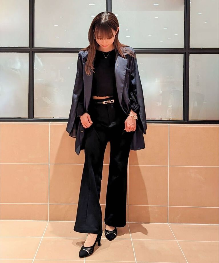 ESPERANZA「切替チュールレースパンプス」|パンプス|