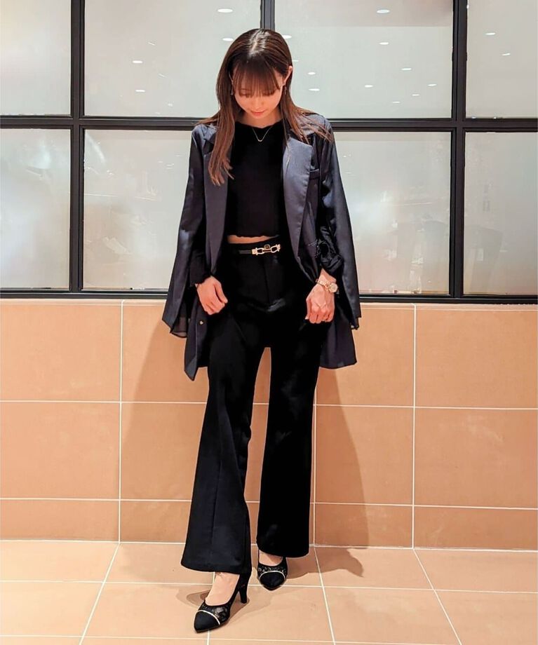 ESPERANZA「切替チュールレースパンプス」|パンプス|