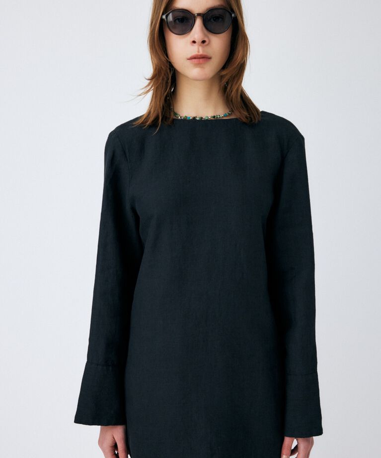MOUSSY「LINEN STRIPE ミニドレス＆パンツ」|ワンピース|