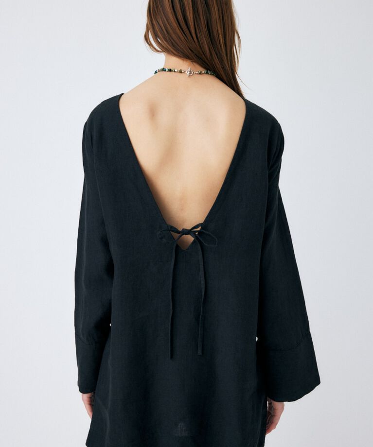 MOUSSY「LINEN STRIPE ミニドレス＆パンツ」|ワンピース|