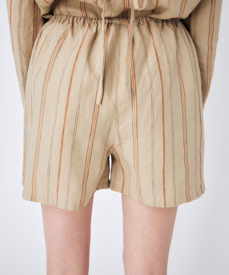 MOUSSY「LINEN STRIPE ミニドレス＆パンツ」|ワンピース|