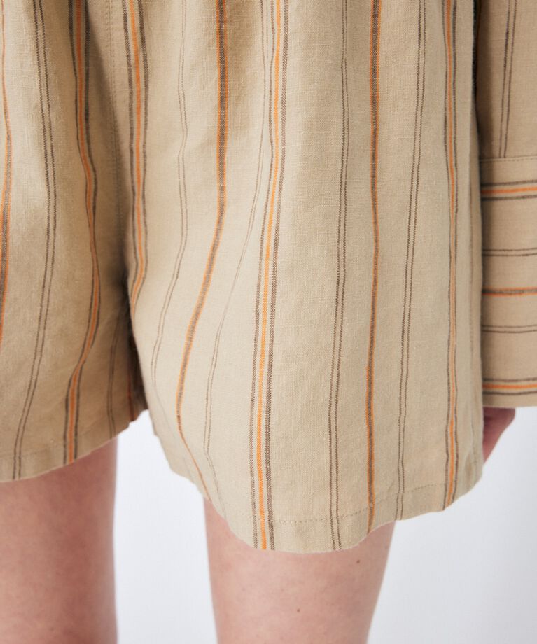 MOUSSY「LINEN STRIPE ミニドレス＆パンツ」|ワンピース|