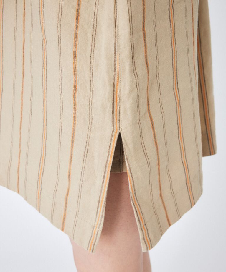 MOUSSY「LINEN STRIPE ミニドレス＆パンツ」|ワンピース|