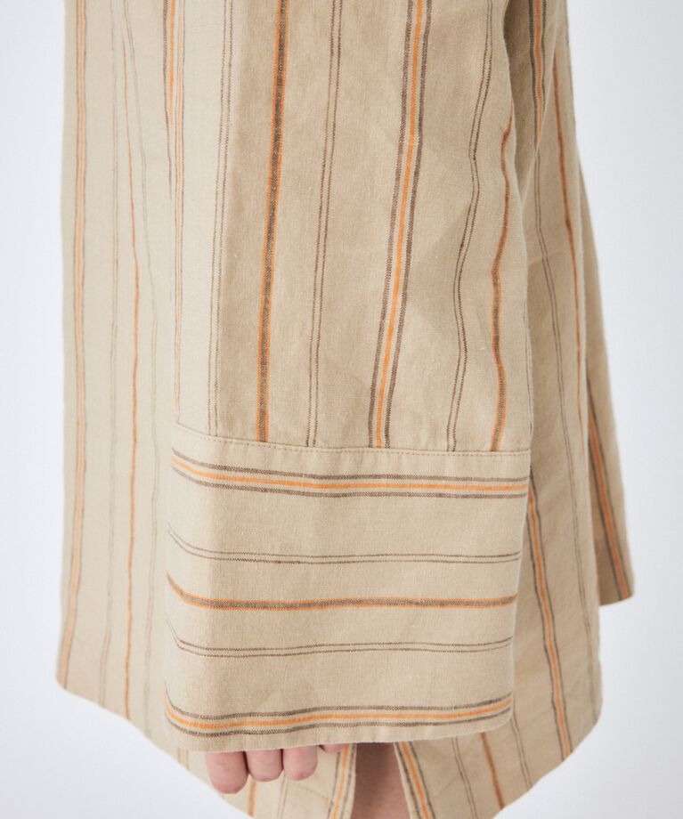 MOUSSY「LINEN STRIPE ミニドレス＆パンツ」|ワンピース|