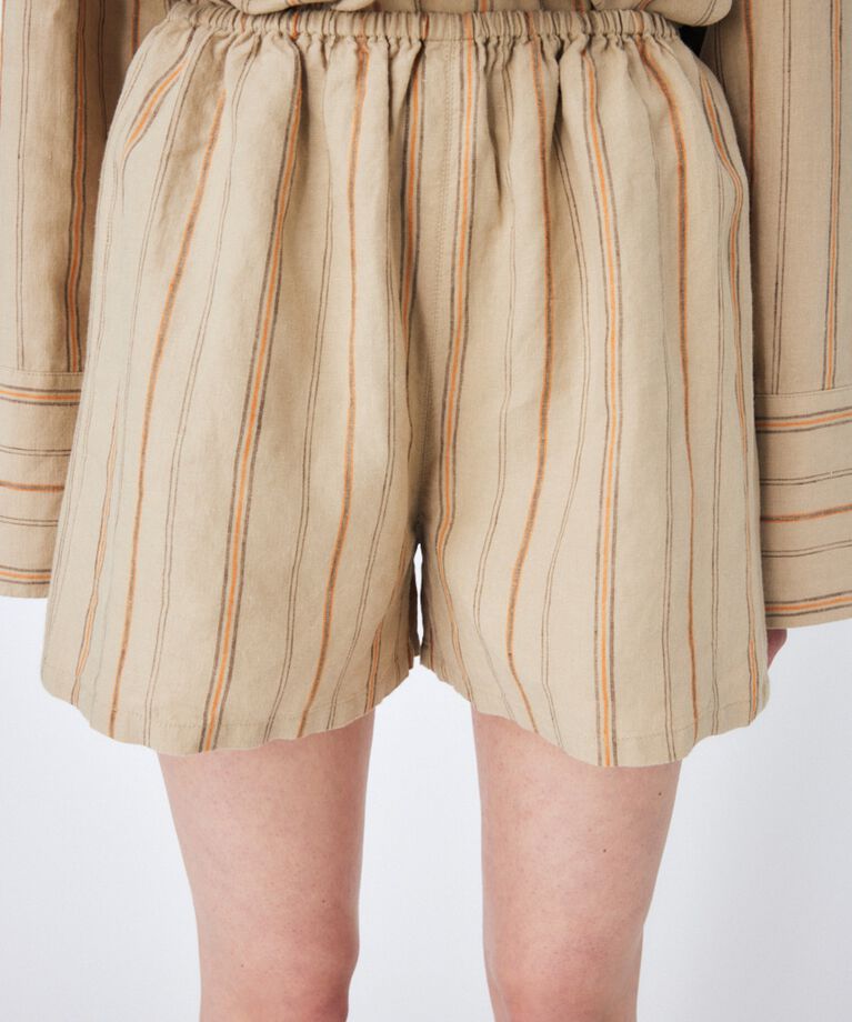MOUSSY「LINEN STRIPE ミニドレス＆パンツ」|ワンピース|