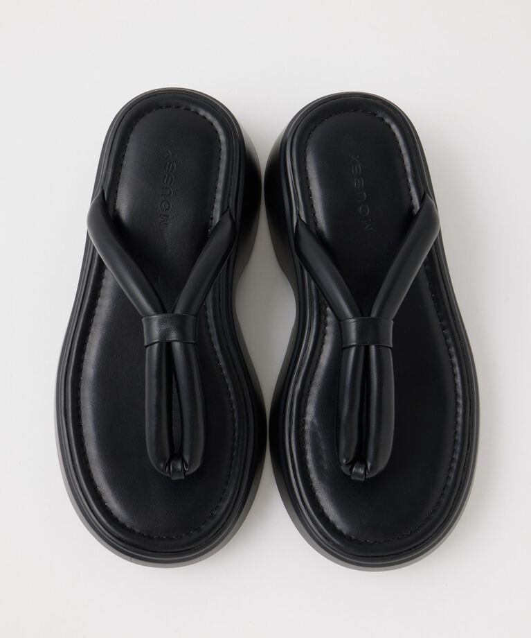 MOUSSY「PLATFORM THONG サンダル」|サンダル|BLK
