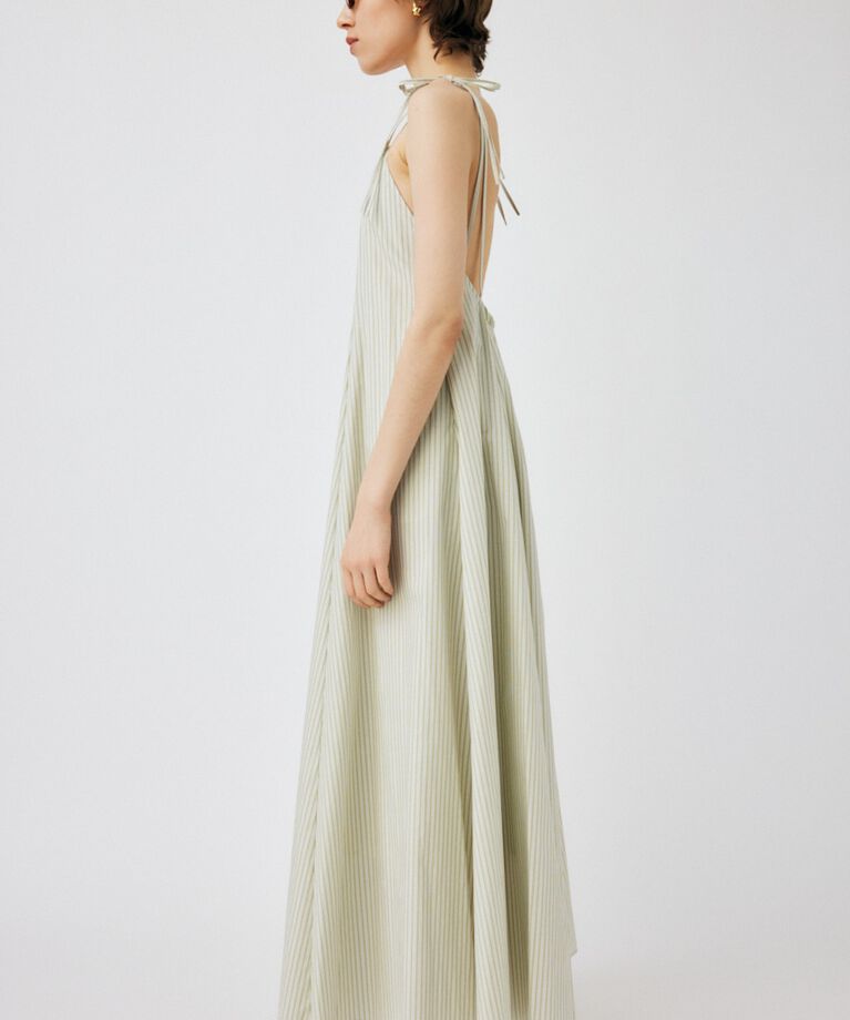 MOUSSY「OPEN BACK FLARE ドレス」|ワンピース|