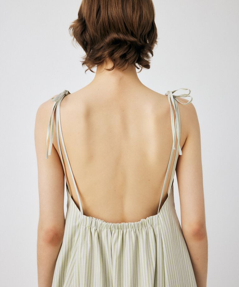 MOUSSY「OPEN BACK FLARE ドレス」|ワンピース|