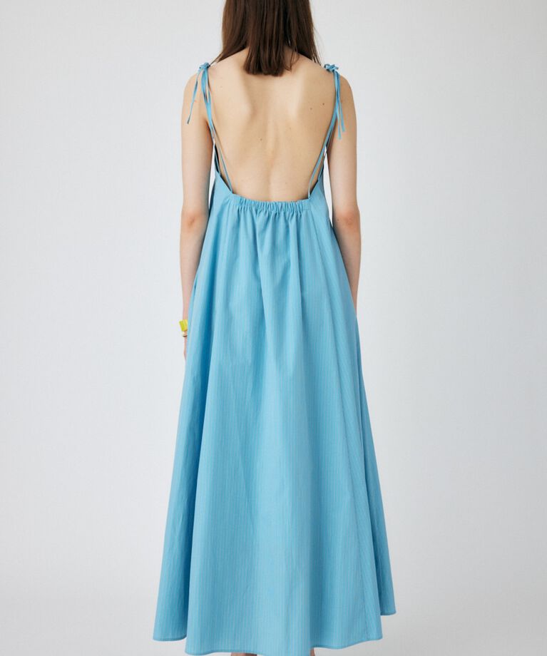 MOUSSY「OPEN BACK FLARE ドレス」|ワンピース|