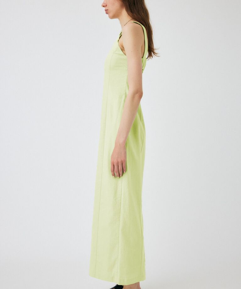 MOUSSY「LINEN COTTON MAXI キャミドレス」|ワンピース|