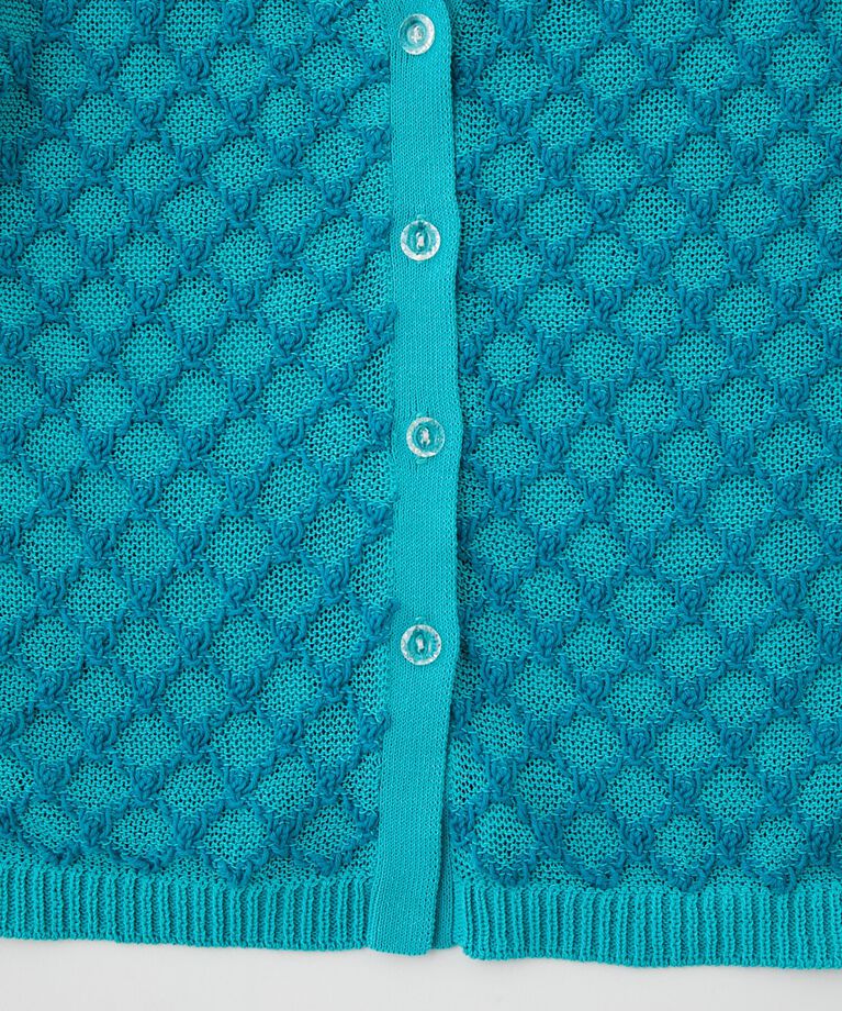 MOUSSY「OPENWORK KNIT POLO」|ニット・セーター|