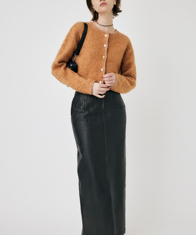 MOUSSY「ARGYLE SHAGGY カーディガン」|カーディガン|