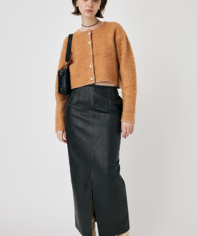 MOUSSY「ARGYLE SHAGGY カーディガン」|カーディガン|