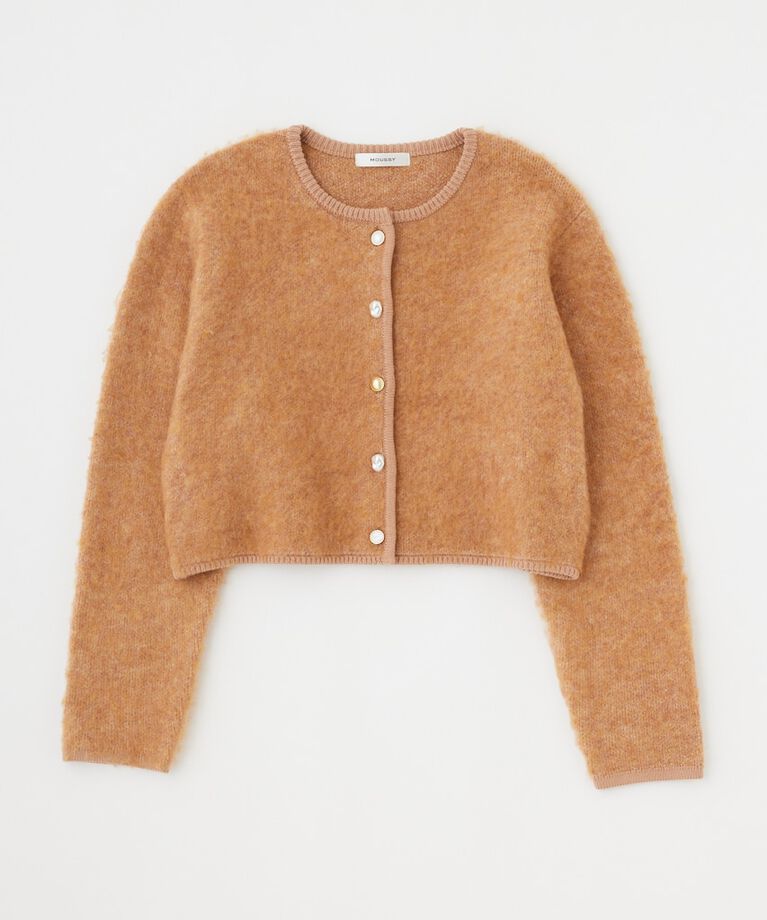 MOUSSY「ARGYLE SHAGGY カーディガン」|カーディガン|