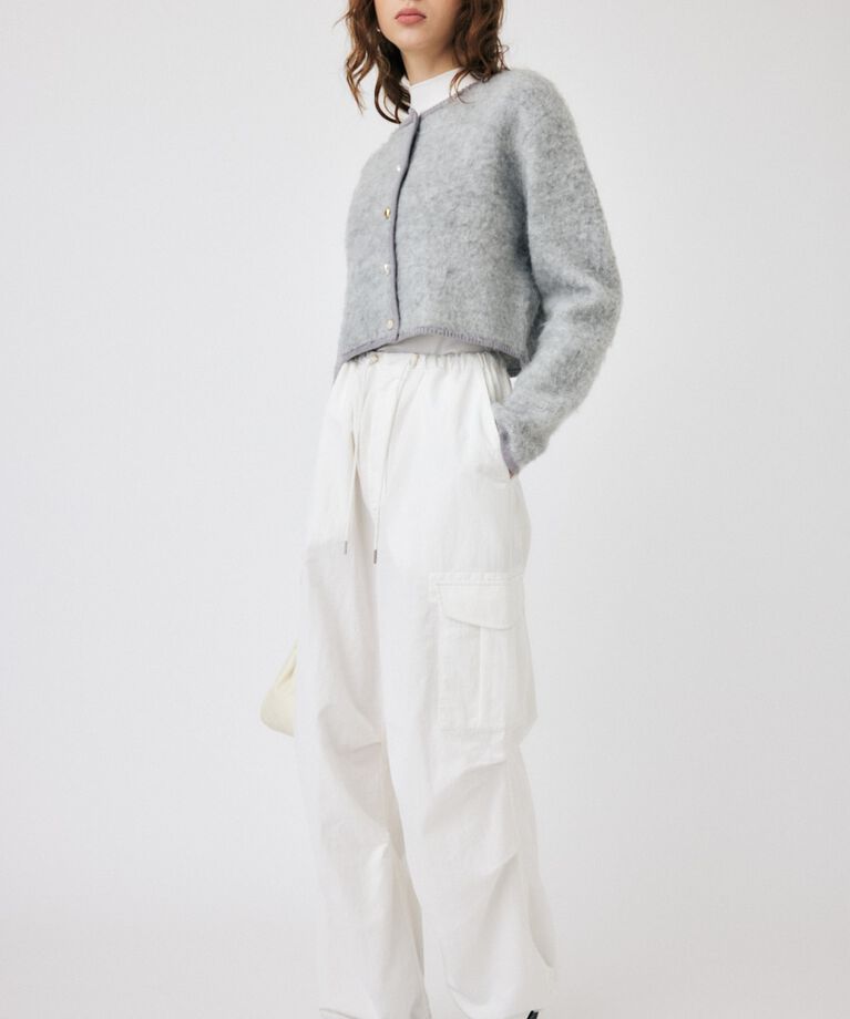 MOUSSY「ARGYLE SHAGGY カーディガン」|カーディガン|
