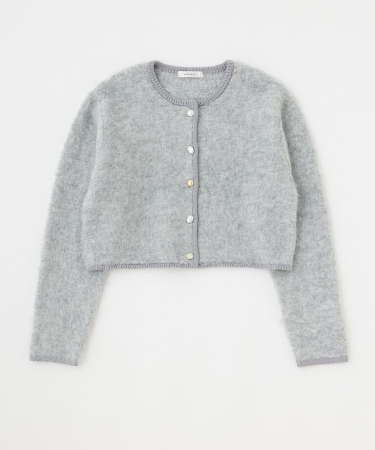 MOUSSY「ARGYLE SHAGGY カーディガン」|カーディガン|