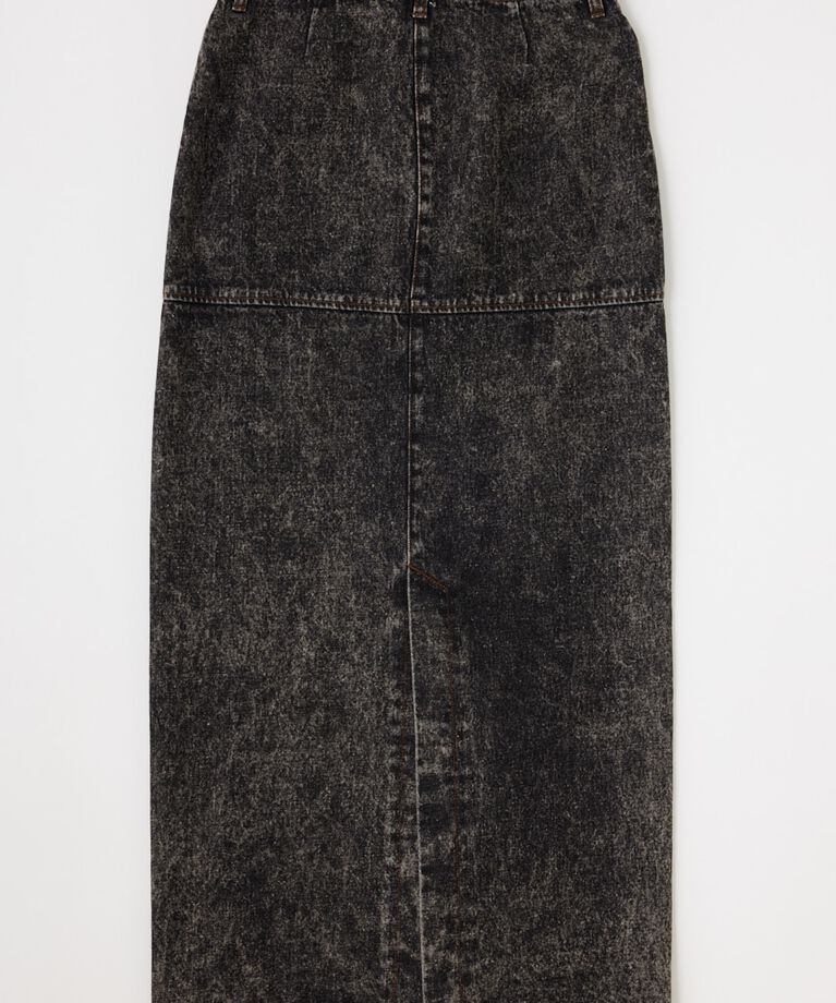 MOUSSY「ACID WASH PENCIL MAXI スカート」|スカート|