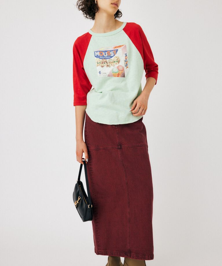 MOUSSY「ACID WASH PENCIL MAXI スカート」|スカート|