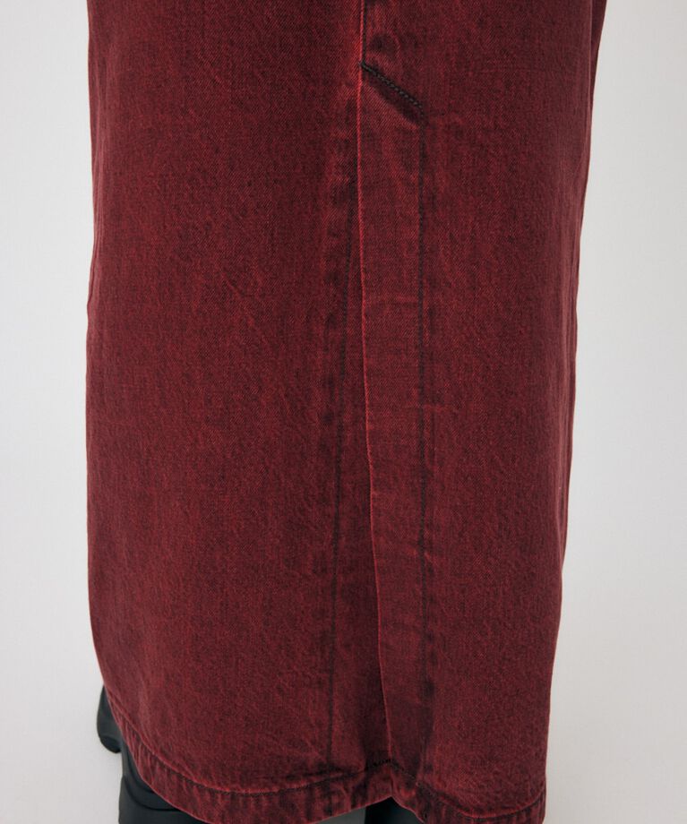 MOUSSY「ACID WASH PENCIL MAXI スカート」|スカート|