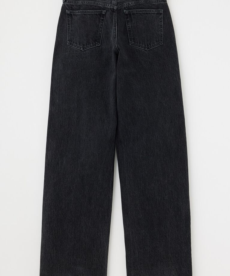 MOUSSY「90S LOWRISE BLK STRAIGHT」|デニム|