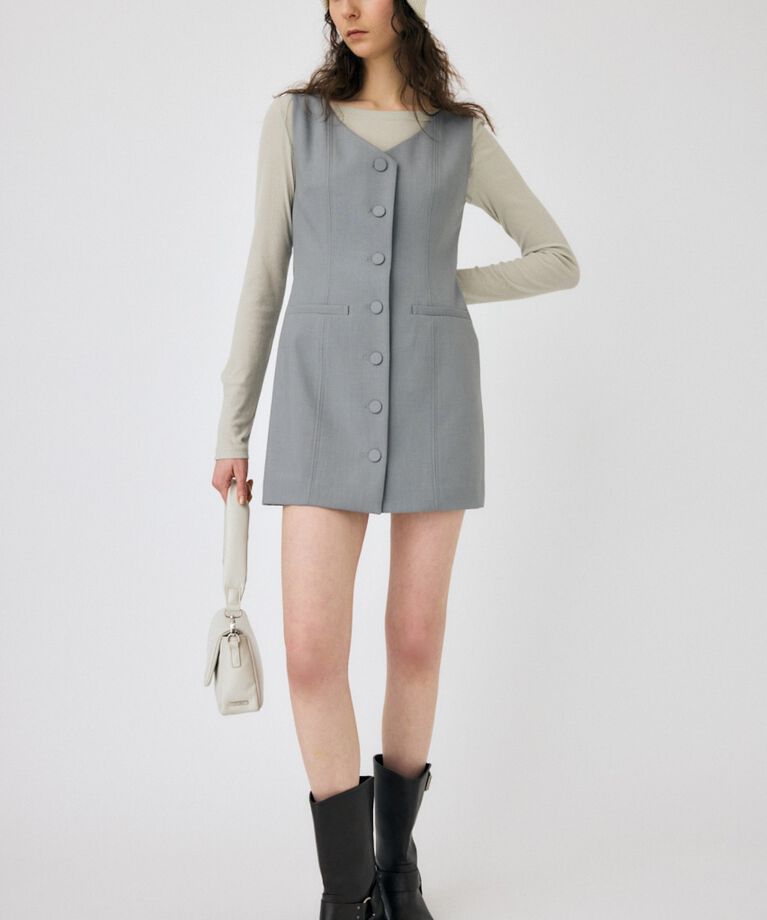 MOUSSY「LAYERED GARTER トップス」|Tシャツ・カットソー|