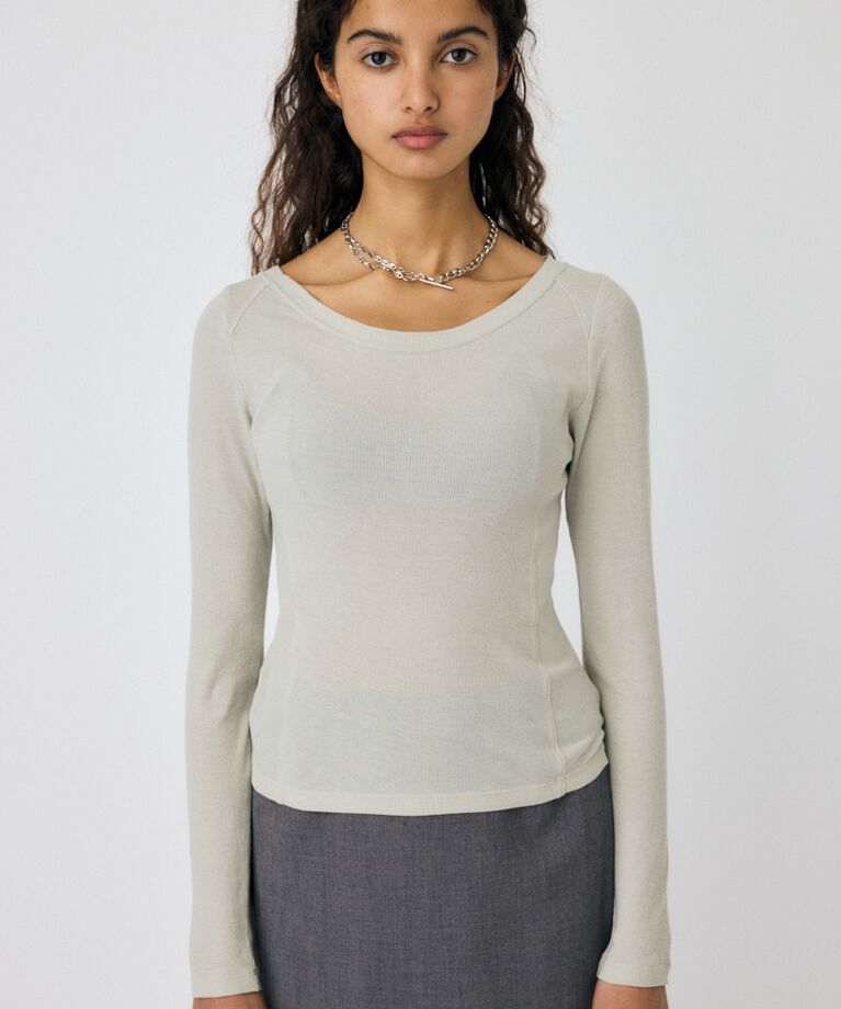 MOUSSY「LAYERED GARTER トップス」|Tシャツ・カットソー|