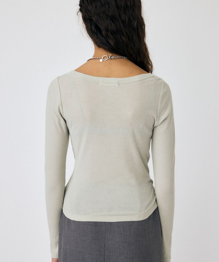 MOUSSY「LAYERED GARTER トップス」|Tシャツ・カットソー|