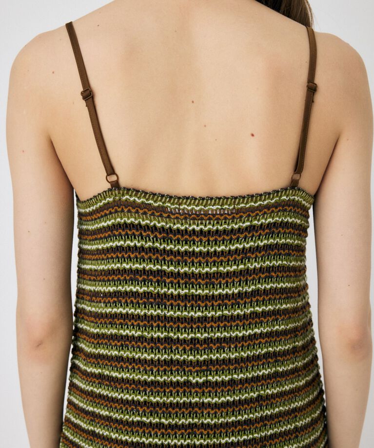 MOUSSY「MIX COLOR CROCHET ワンピース」|ワンピース|
