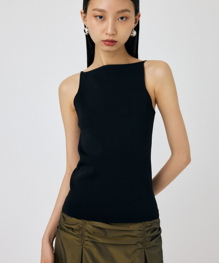 MOUSSY「SQUARE LINE ニットキャミ」|キャミソール|