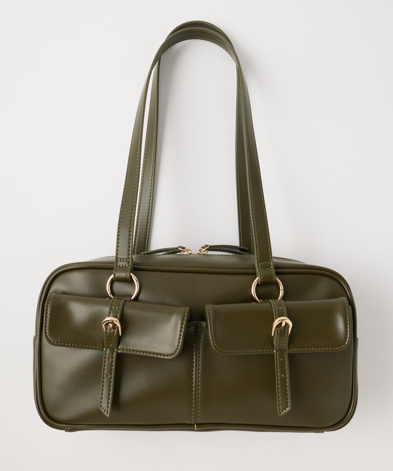MOUSSY「FAUX LEATHER SHOULDER バッグ」|その他|D/KHA3
