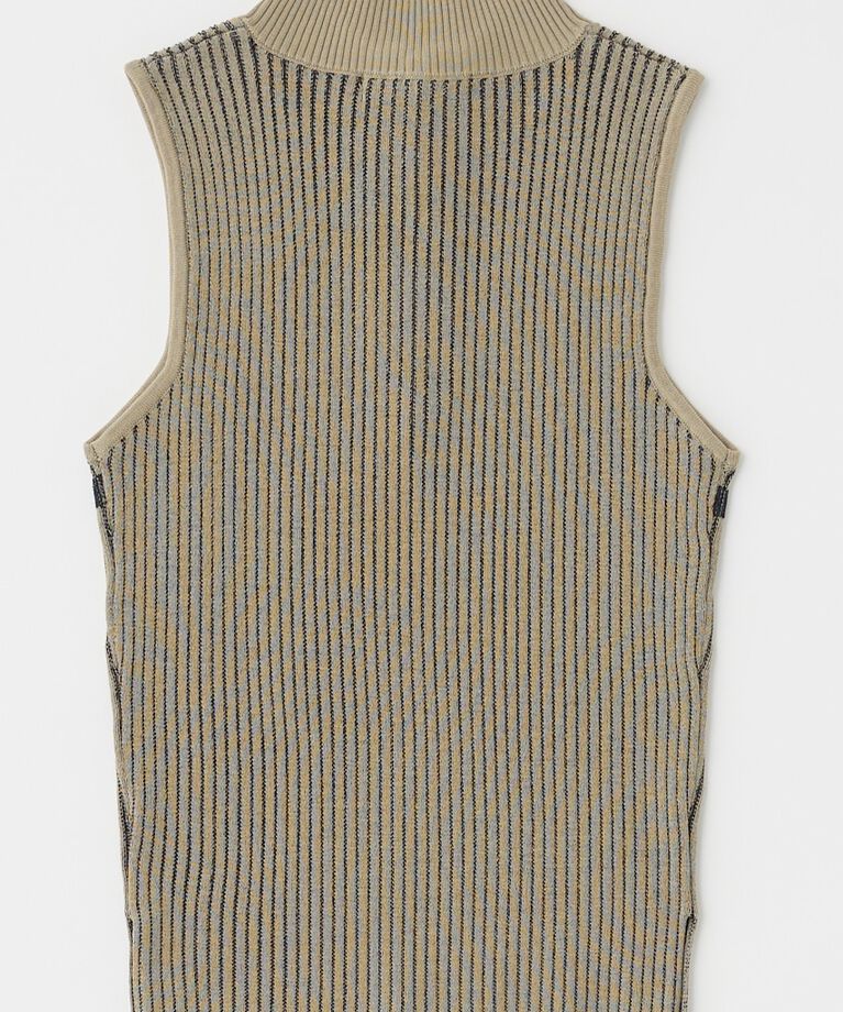 MOUSSY「MOCK NECK ハーフジップトップス」|タンクトップ|