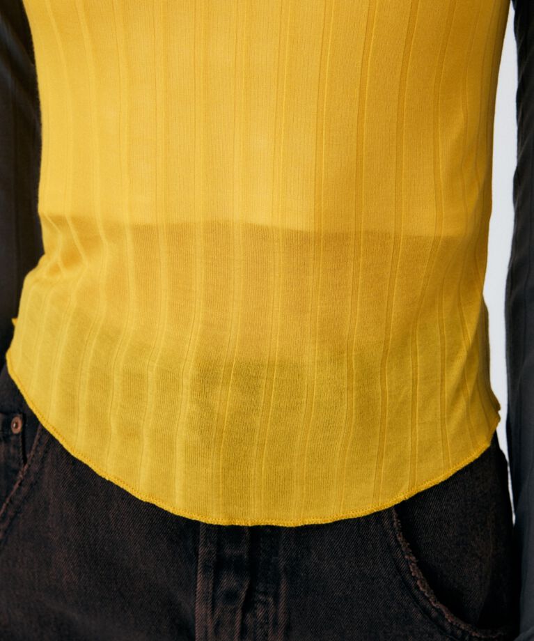 MOUSSY「BROAD RIB ラグラントップス」|Tシャツ・カットソー|