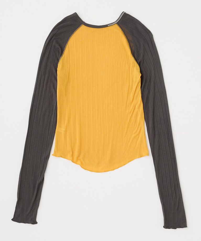 MOUSSY「BROAD RIB ラグラントップス」|Tシャツ・カットソー|