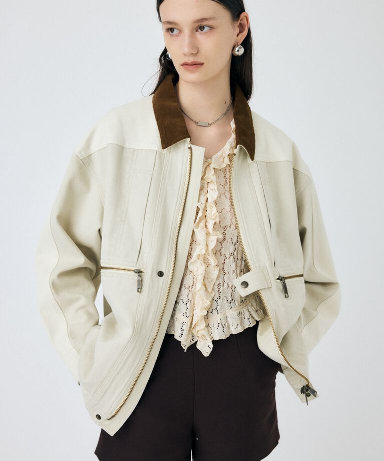MOUSSY「BI COLOR ワークジャケット」|その他|