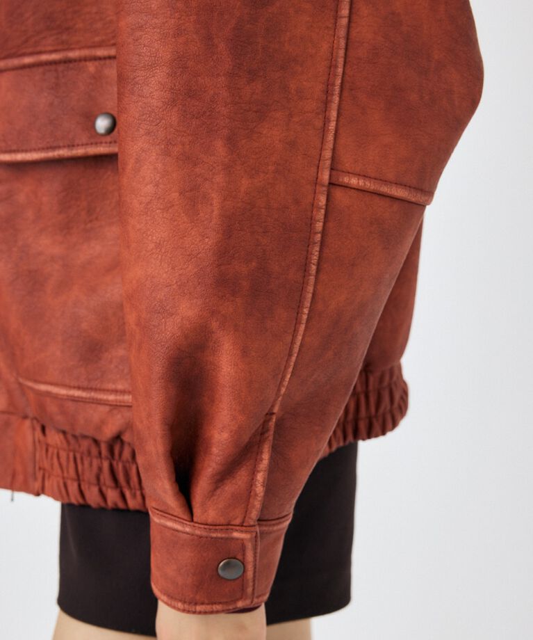 MOUSSY「F/LEATHER A-2 フライトジャケット」|その他|