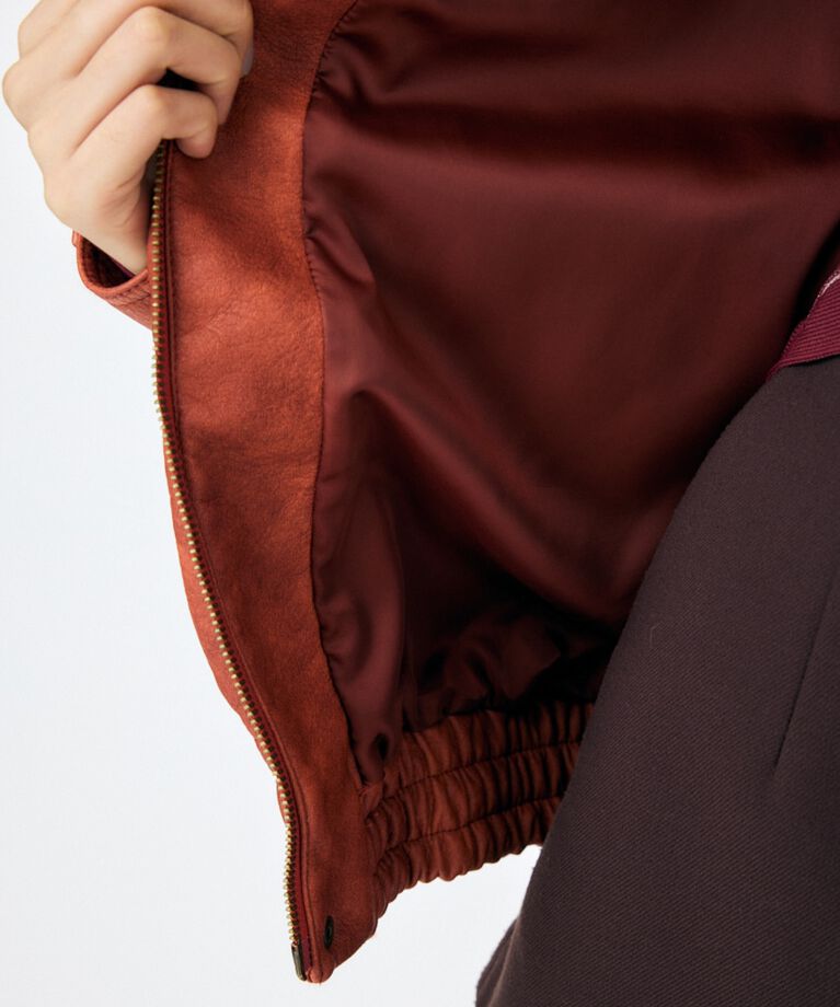 MOUSSY「F/LEATHER A-2 フライトジャケット」|その他|