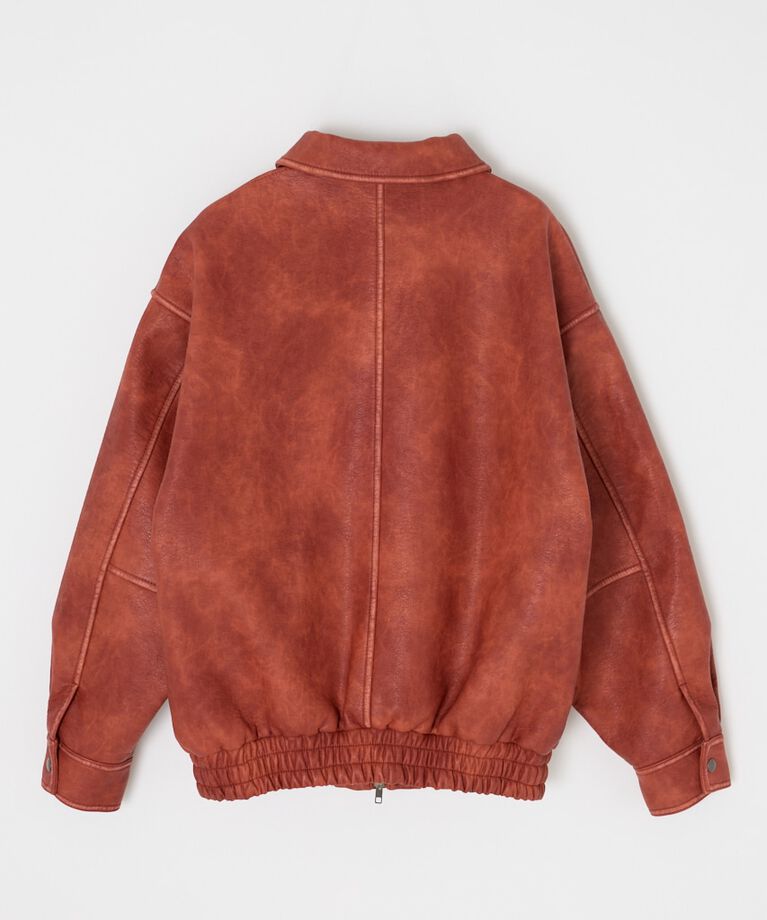 MOUSSY「F/LEATHER A-2 フライトジャケット」|その他|