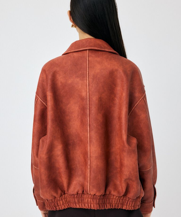 MOUSSY「F/LEATHER A-2 フライトジャケット」|その他|