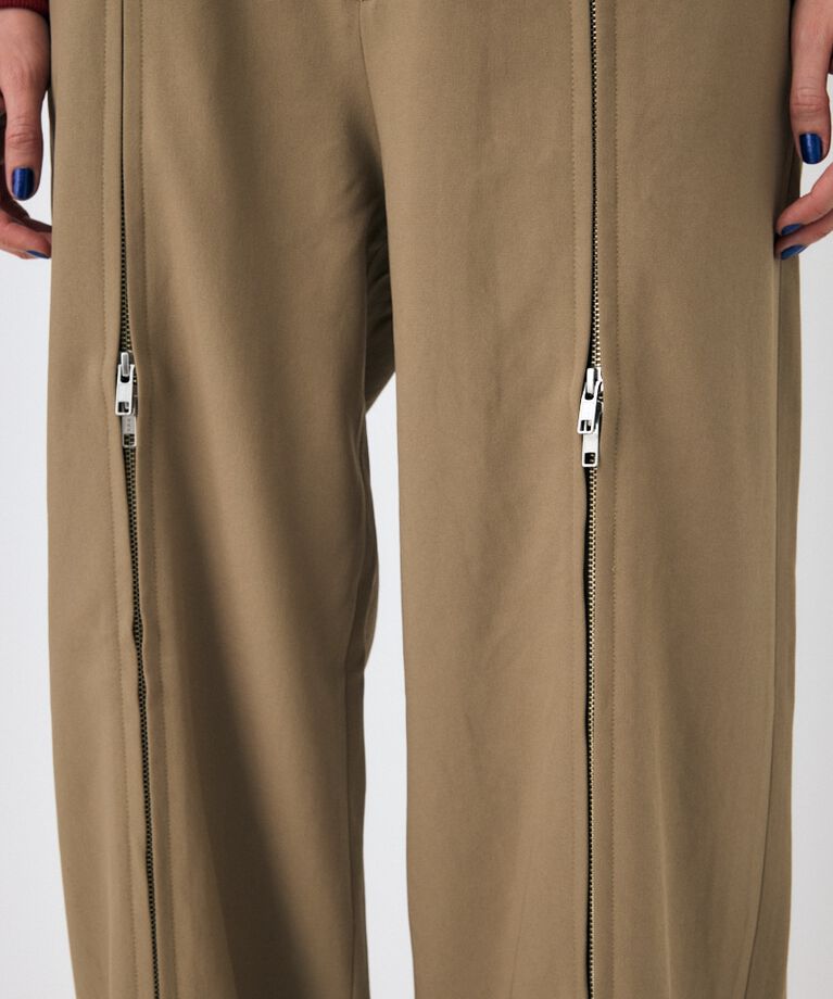 MOUSSY「ZIP UP WIDE トラウザーズ」|その他|