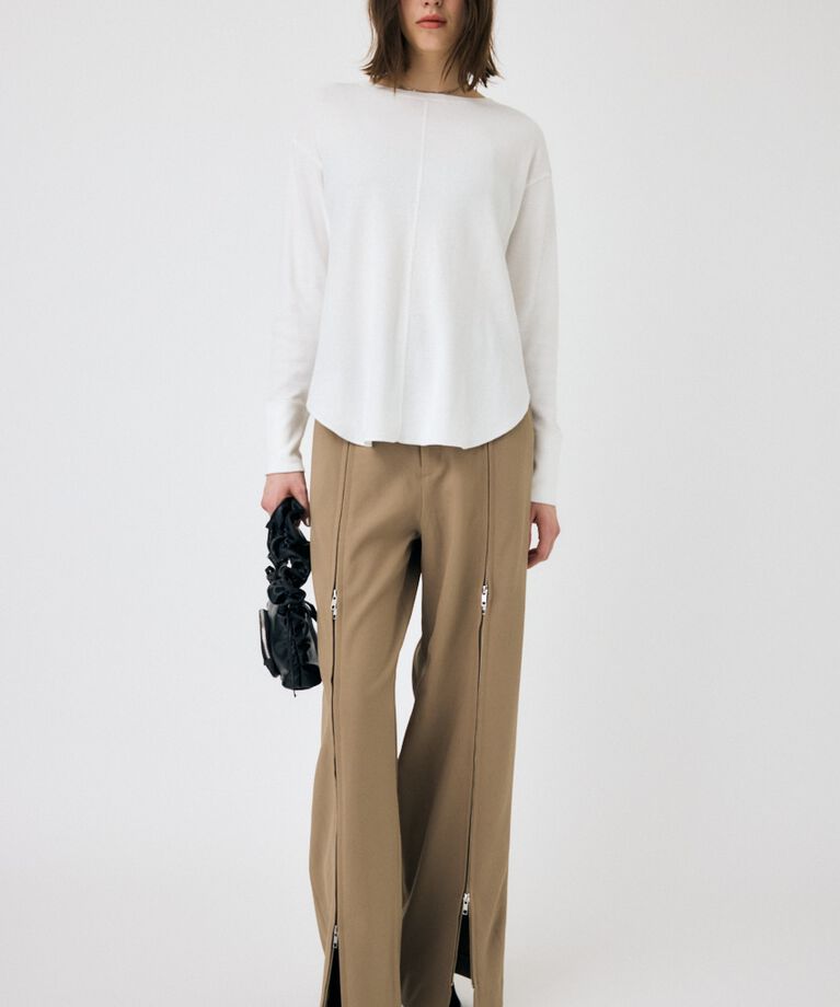 MOUSSY「ZIP UP WIDE トラウザーズ」|その他|