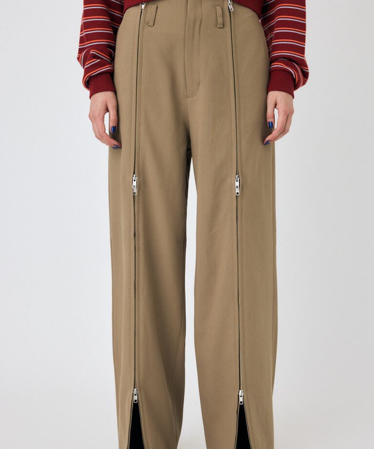 MOUSSY「ZIP UP WIDE トラウザーズ」|その他|