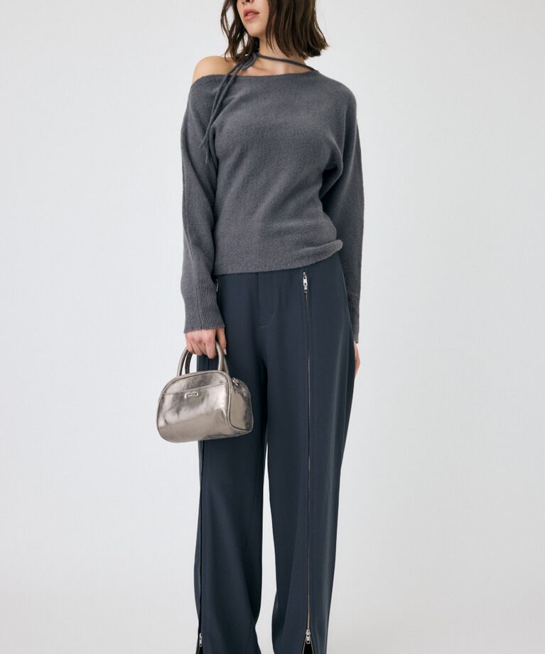 MOUSSY「ZIP UP WIDE トラウザーズ」|その他|