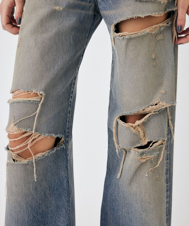 MOUSSY「MIDRISE STRAIGHT」|デニム|