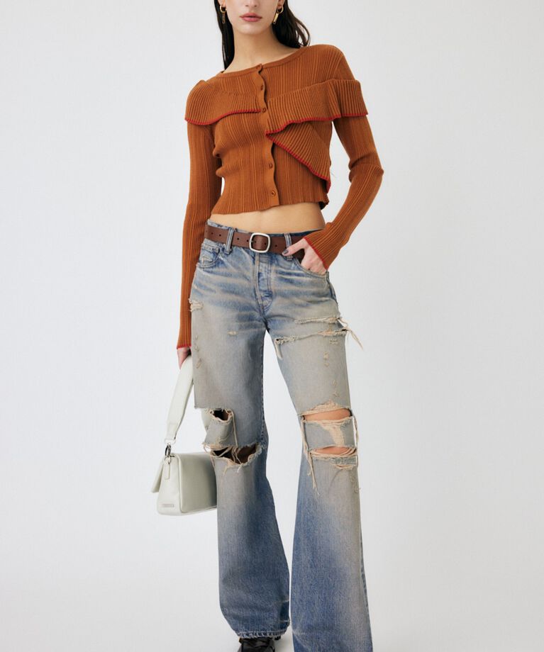 MOUSSY「MIDRISE STRAIGHT」|デニム|